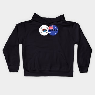 Korean Australian - Korea, Australia Kids Hoodie